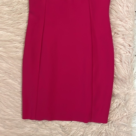 BEC & BRIDGE amelie short mini dress magenta neon pink bodycon - Picture 4 of 10